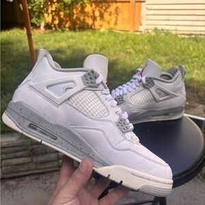 Jordan White and Gray Sneakers with Air Cushioning
